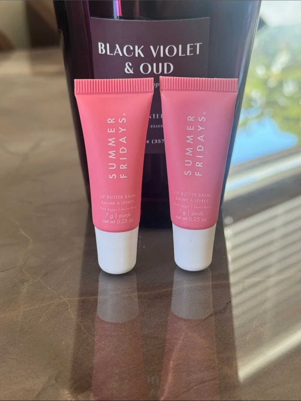 Summer Fridays Pink Lip Butter Balm Duo - Soft Pink Tint